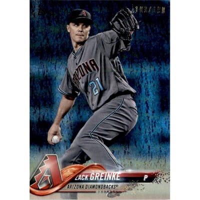 2018 Topps Factory Set Foilboard #507 Zack Greinke