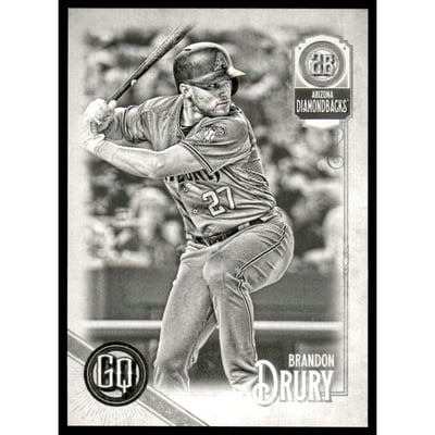 2018 Topps Gypsy Queen Black and White #85 Brandon Drury