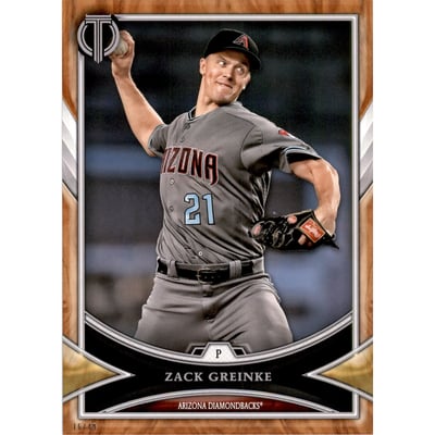 2018 Topps Tribute 5x7 #72 Zack Greinke
