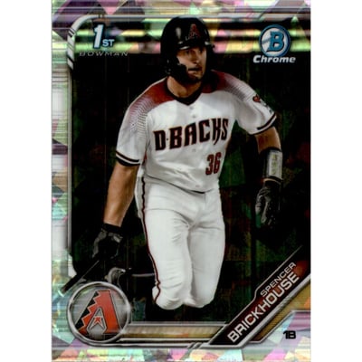 2019 Bowman Chrome Draft Sapphire #BDC175 Spencer Brickhouse