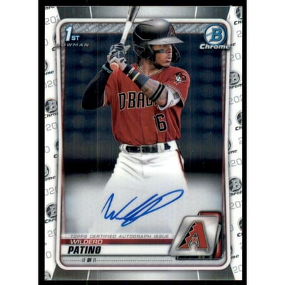 2020 Bowman Chrome Prospect Autographs #CPAWP Wilderd Patino