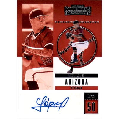 2020 Panini Contenders Contenders Autographs #41 Yoan Lopez