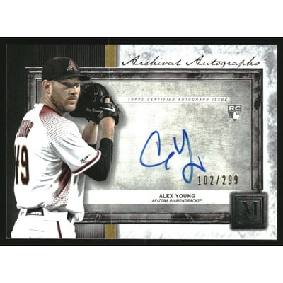 2020 Topps Museum Collection Archival Autographs #AAAY Alex Young