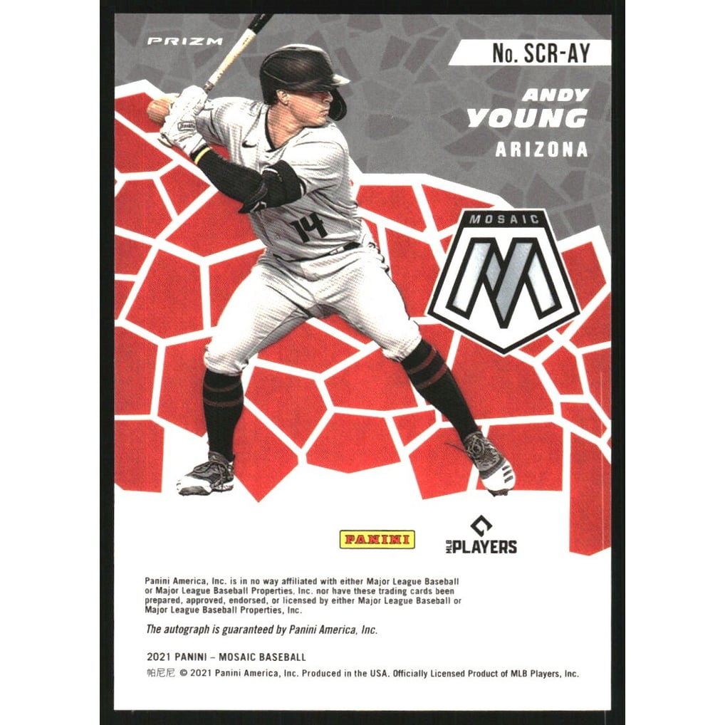 2021 Panini Mosaic Scripts #38 Andy Young