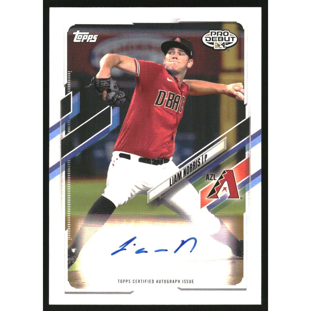 2021 Topps Pro Debut Autographs #PD64 Liam Norris
