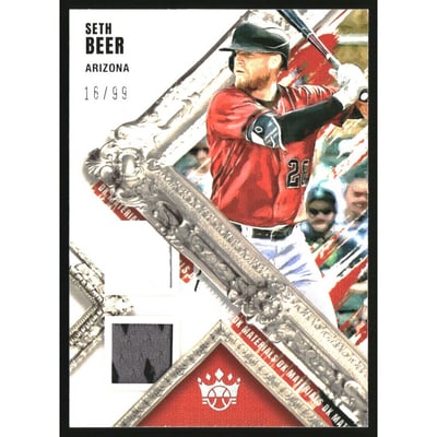 2022 Diamond Kings DK Materials Holo Silver #26 Seth Beer