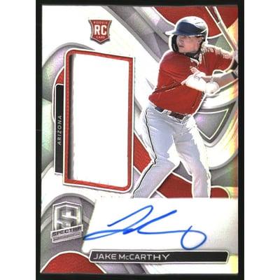 2022 Panini Chronicles Spectra #143 Jake McCarthy JSY AU