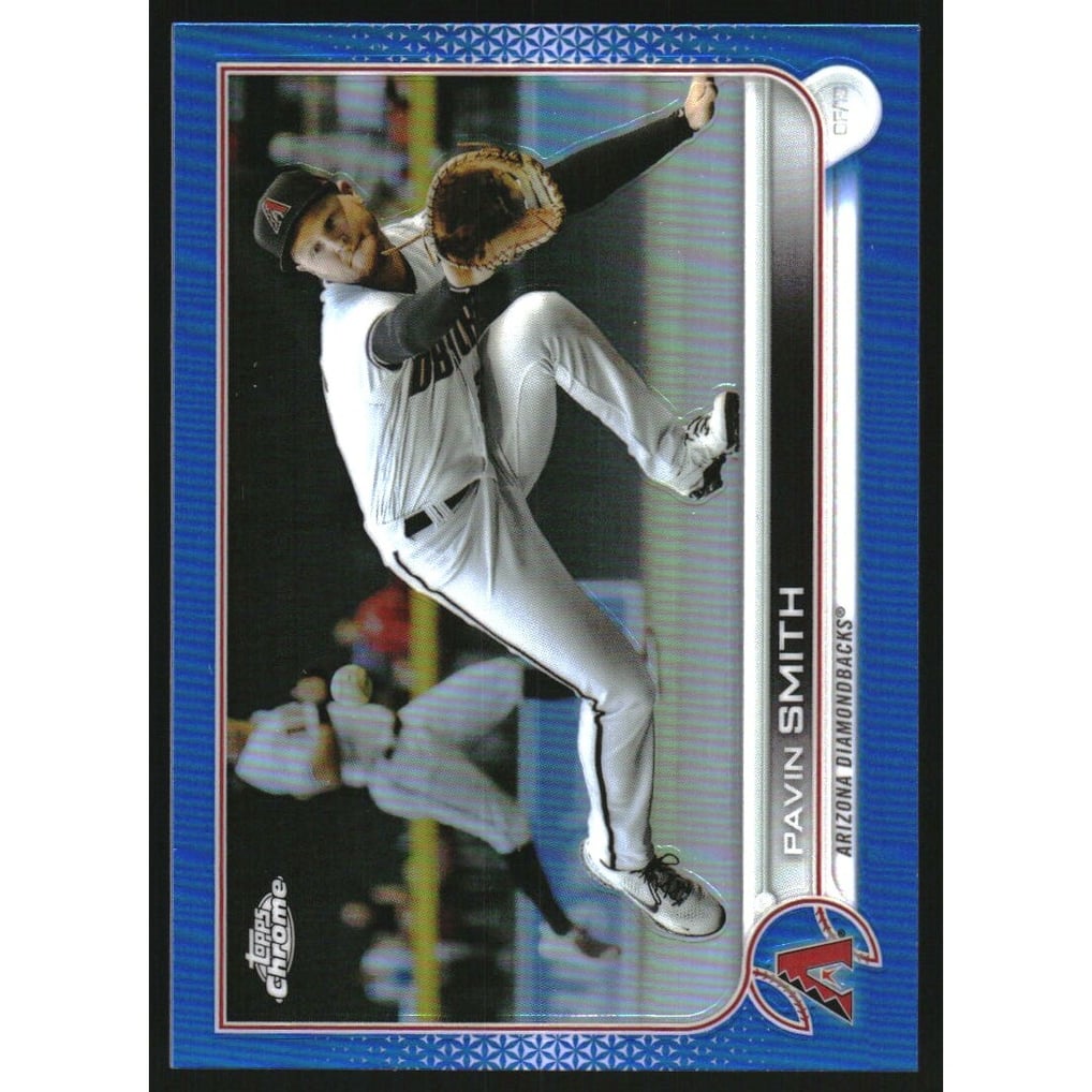 2022 Topps Chrome Blue Refractors #78 Pavin Smith