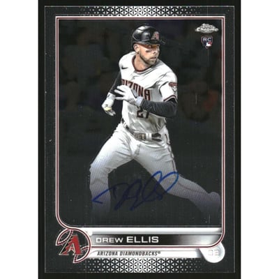 2022 Topps Chrome Rookie Autographs #RADE Drew Ellis