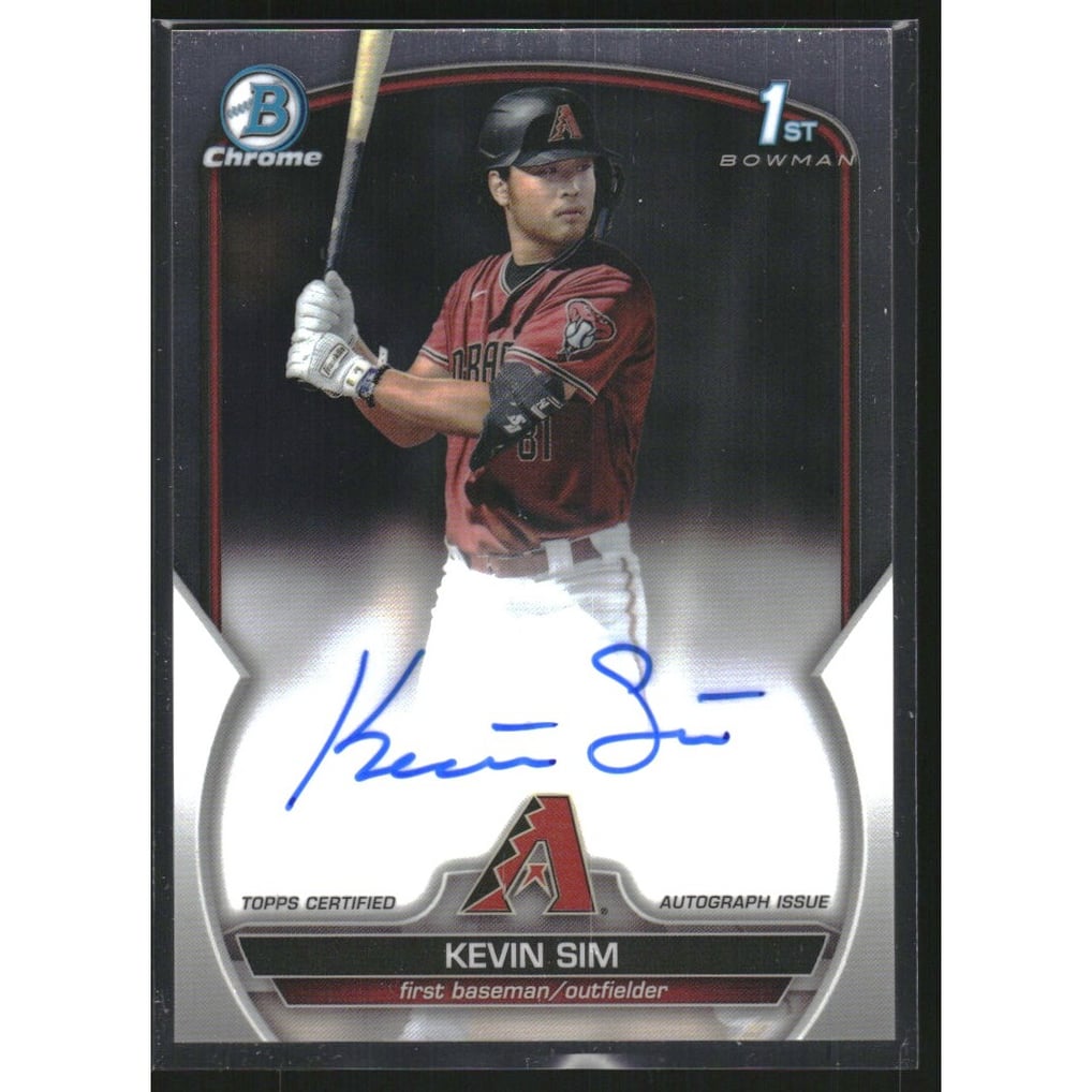 2023 Bowman Chrome Draft Autographs #CDAKS Kevin Sim