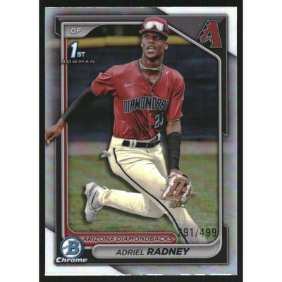 2024 Bowman Chrome Prospects Refractors #BCP191 Adriel Radney