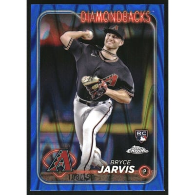 2024 Topps Chrome Blue RayWave Refractors #75 Bryce Jarvis