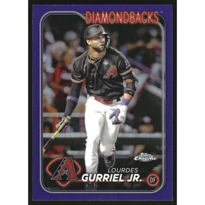 2024 Topps Chrome Purple Refractors #59 Lourdes Gurriel Jr.