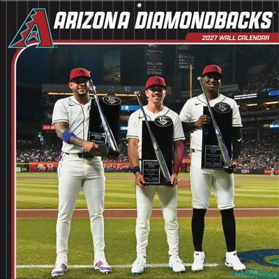 Arizona Diamondbacks 2027 12” x 12” Team Wall Calendar
