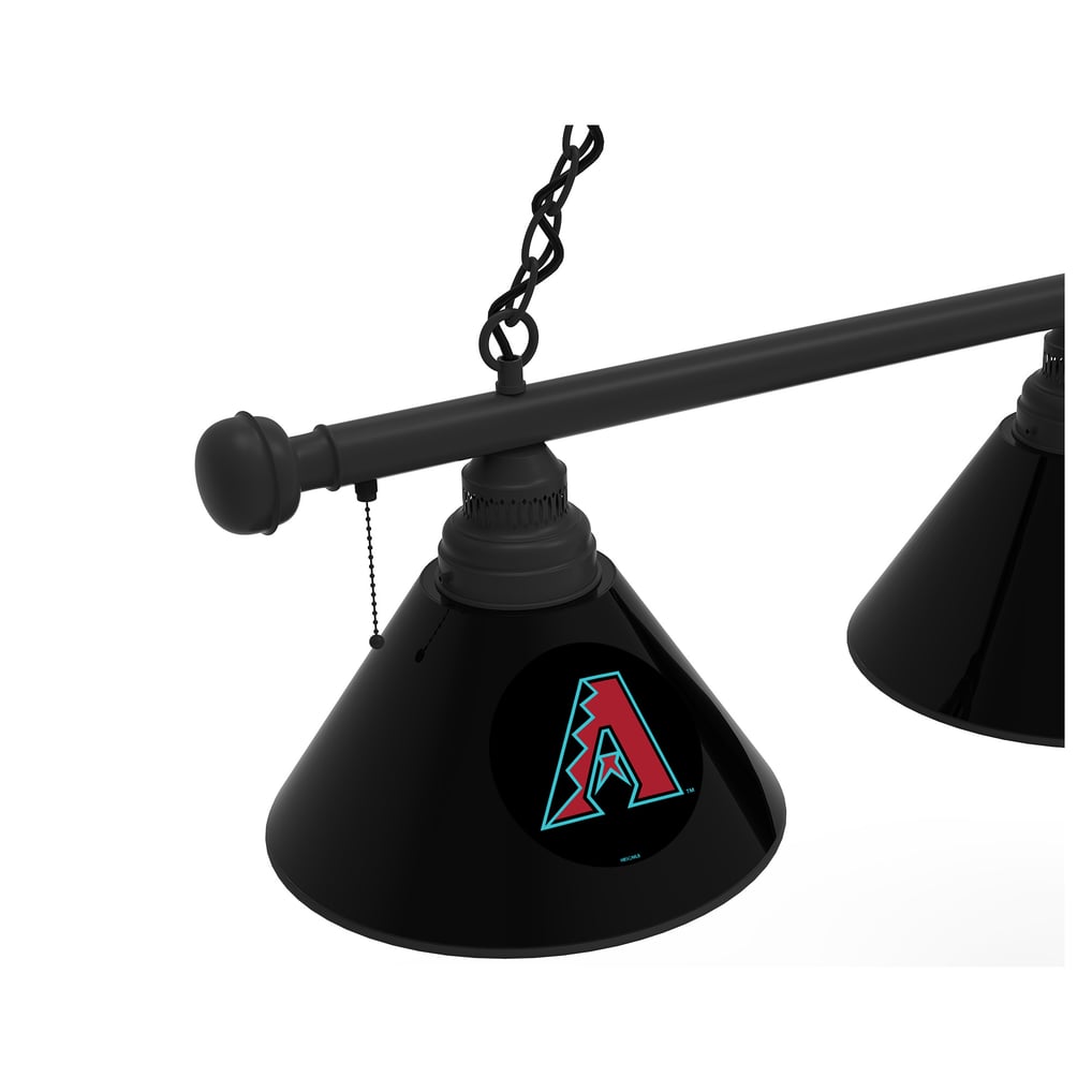Arizona Diamondbacks 3-Shade Billiard Light with Black Fixture