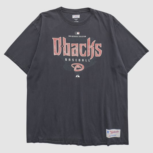 Arizona Diamondbacks Majestic 2010s T-shirt - Black - 2XL by Fanatics Real Vintage
