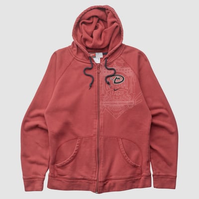 Arizona Diamondbacks Nike 2000s Hooded Full Zip Sweatshirt - Red - XXS by Fanatics Real Vintage