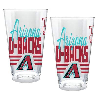 Arizona Diamondbacks Two-Piece 16oz. Heritage Pint Glass Set