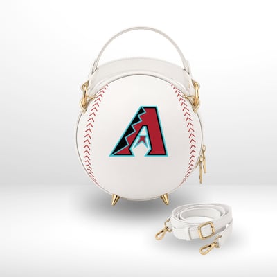 Arizona Diamondbacks by Jill Martin Baseball Crossbody Fan Bag