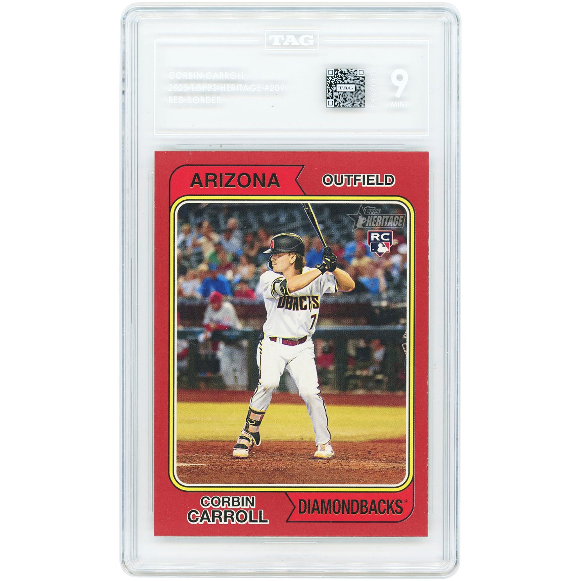 TOPPS MLB 2023 Heritage Corbin Carroll コービン キャロル 直筆 