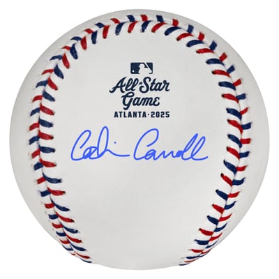 Corbin Carroll Arizona Diamondbacks Autographed Fanatics Authentic 2025 MLB All-Star Game Logo Baseball