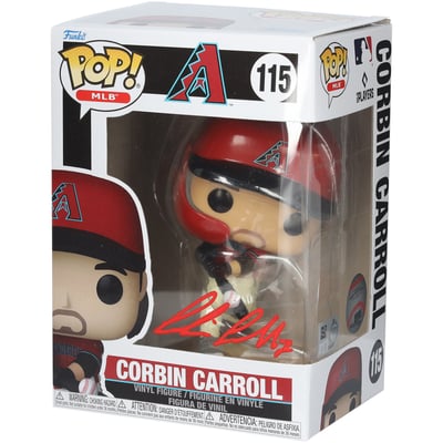 Corbin Carroll Arizona Diamondbacks Autographed Fanatics Authentic Funko Pop! Figurine