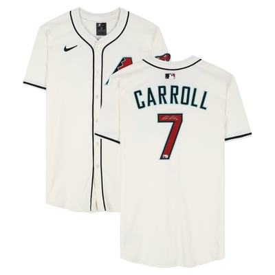 Corbin Carroll Arizona Diamondbacks Autographed Fanatics Authentic White Nike Elite Jersey