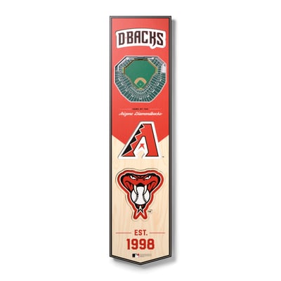 Arizona Diamondbacks Fanpoint 8'' x 32'' 3D StadiumView Banner