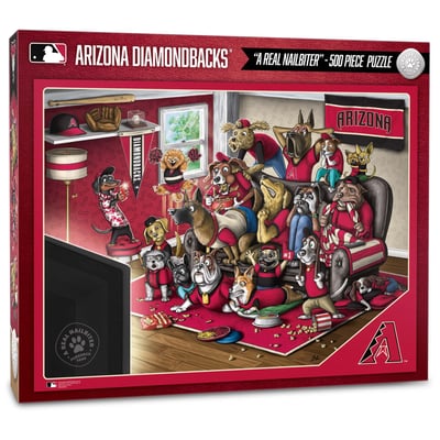 Arizona Diamondbacks Fanpoint Purebred Fans 18'' x 24'' A Real Nailbiter 500-Piece Puzzle