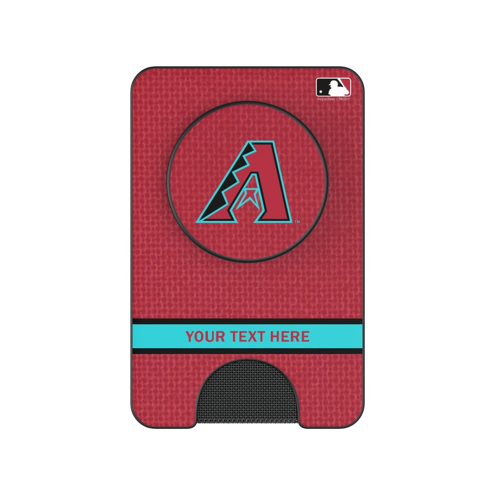 Arizona Diamondbacks Keyscaper Personalized Solid PopSockets Magnetic Wallet