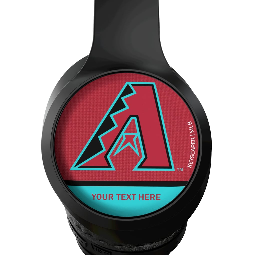 Arizona Diamondbacks Keyscaper Personalized Solid Wireless Bluetooth Headphones With Case