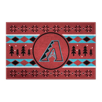 Arizona Diamondbacks Logo Brands 19" x 30" Holiday Sweater Starter Mat