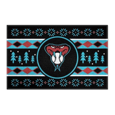 Arizona Diamondbacks Logo Brands 19" x 30" Holiday Sweater Starter Mat