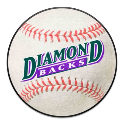  Arizona Diamondbacks Logo Brands 27" Diameter Baseball Mat