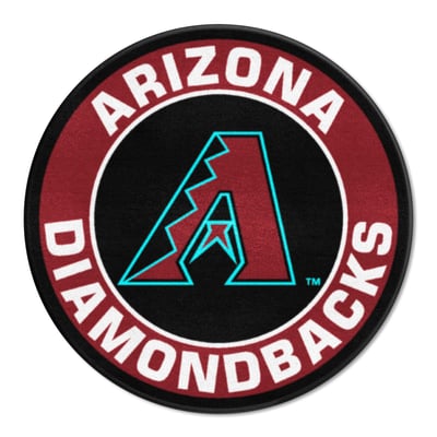 Arizona Diamondbacks Logo Brands 27" Diameter Roundel Mat