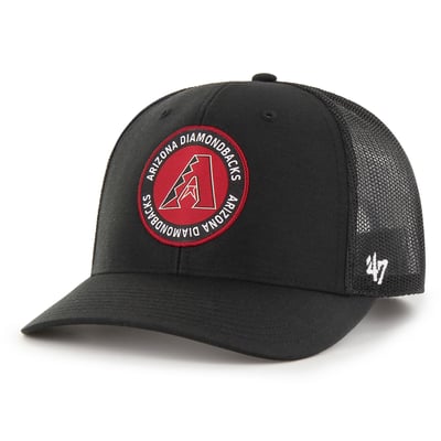 Arizona Diamondbacks '47 Unveil Trucker Adjustable Hat - Black