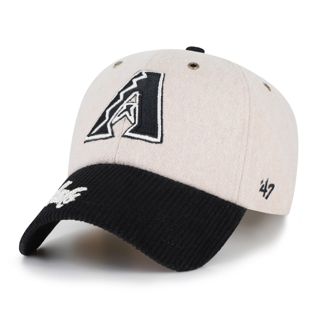 Arizona Diamondbacks '47 Rope Script Clean Up Adjustable Hat - Natural/Black