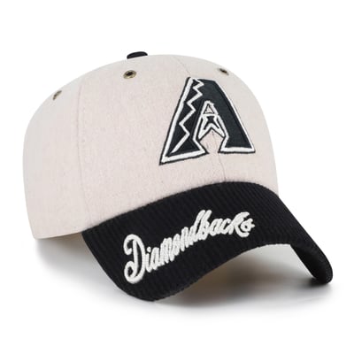 Arizona Diamondbacks '47 Rope Script Clean Up Adjustable Hat - Natural/Black