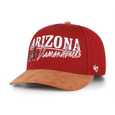 Arizona Diamondbacks '47 Scribe Line Hitch Adjustable Hat - Red/Light Brown