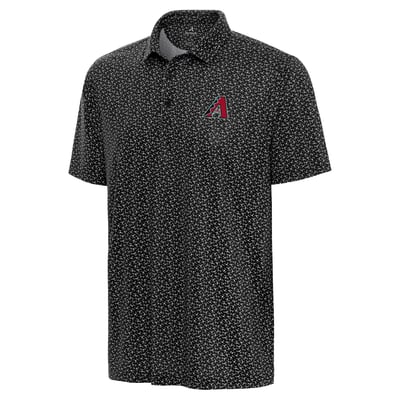 Arizona Diamondbacks Antigua Logo Vigorous Polo - Black