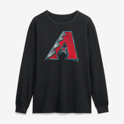 Arizona Diamondbacks  Forged Mascot Long Sleeve T-Shirt - Black