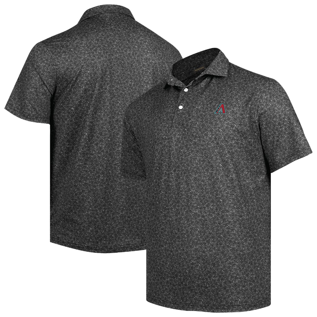  Arizona Diamondbacks Tahoe Print Polo - Black
