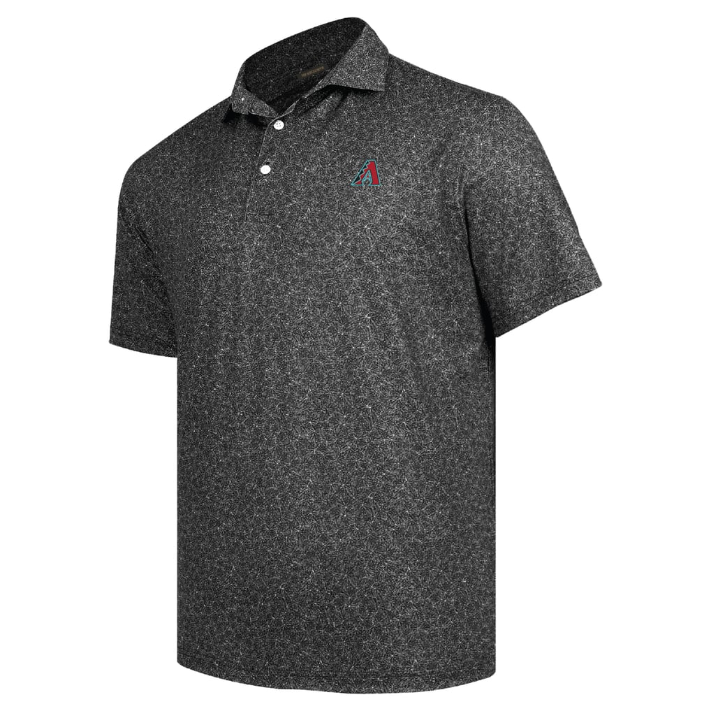  Arizona Diamondbacks Tahoe Print Polo - Black