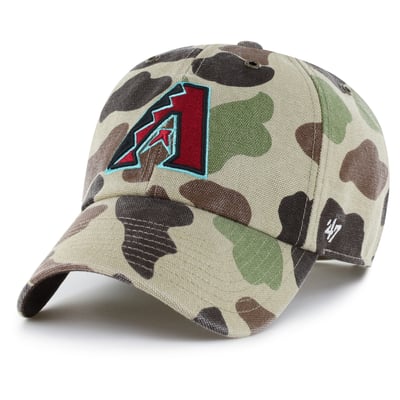 Arizona Diamondbacks Carhartt x '47 Duck Clean Up Adjustable Hat - Camo