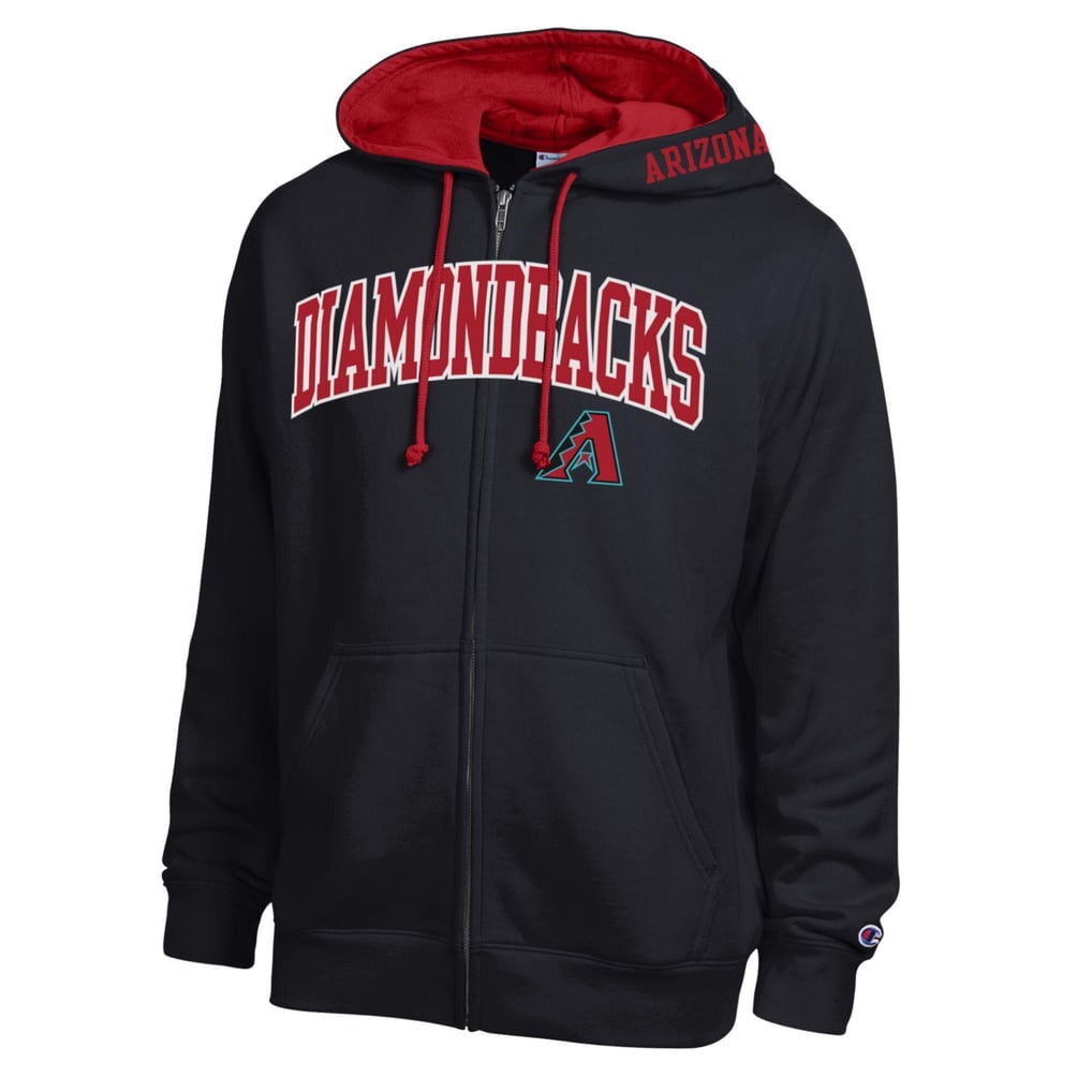  Arizona Diamondbacks Champion Fleece Full-Zip Hoodie - Black