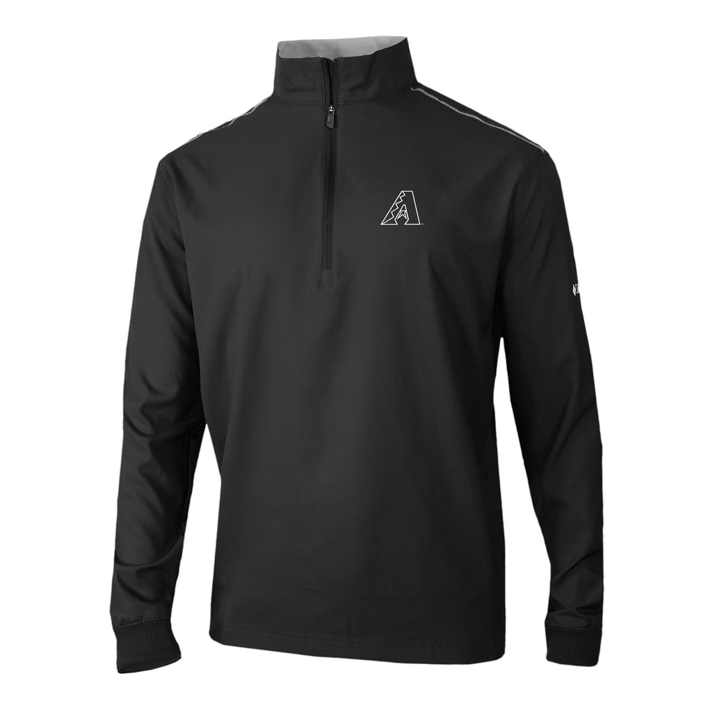  Arizona Diamondbacks Columbia Omni-Wick Bogey's Paradise Quarter-Zip Pullover - Black