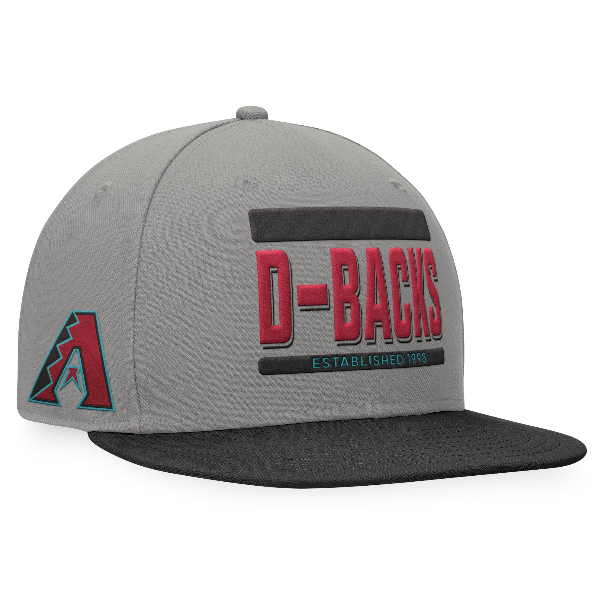 Men's Arizona Diamondbacks Fanatics Gray/Black Line Drive Two-Tone ...