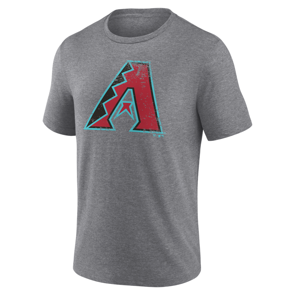  Arizona Diamondbacks Heritage Personalized Any Name & Number Tri-Blend T-Shirt - Gray