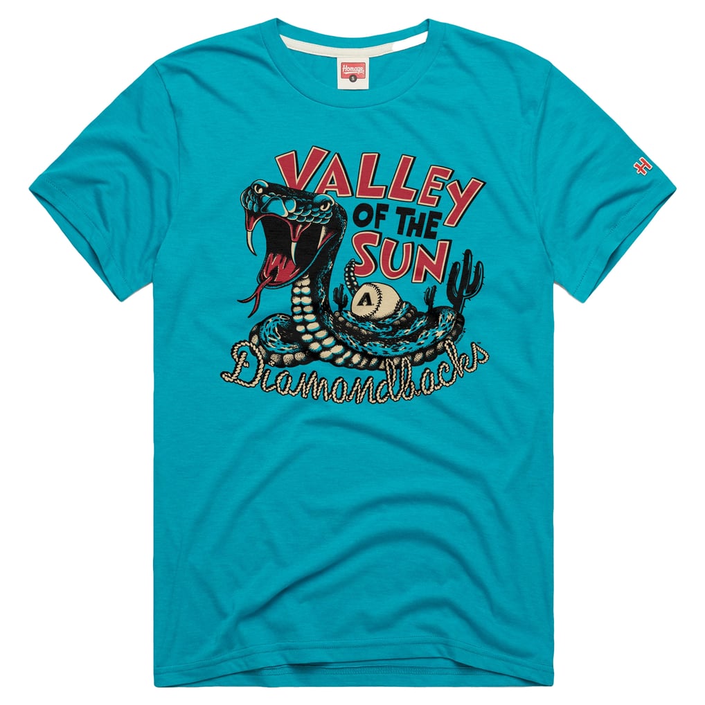 Arizona Diamondbacks Homage Tri-Blend Hyperlocal T-Shirt - Teal