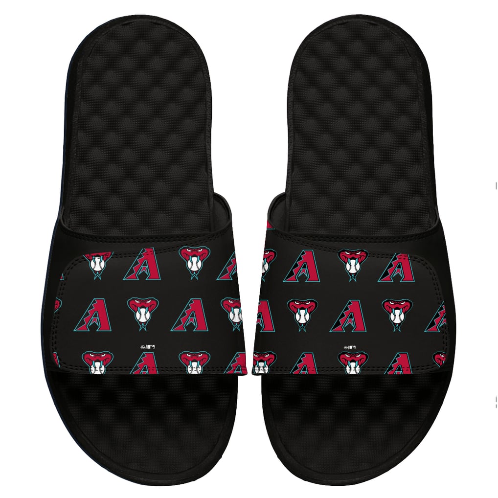 Arizona Diamondbacks ISlide Loudmouth Logo Slide Sandals - Black